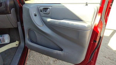 04-07 Town & Country Passenger Right Front Inside Door Trim Panel Only Gray D5