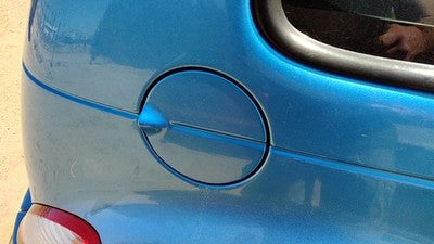 01-10 Pt Cruiser Fuel Tank Door With Hinge Gas Lid Oem Filler Blue Pqd 4724669Aa