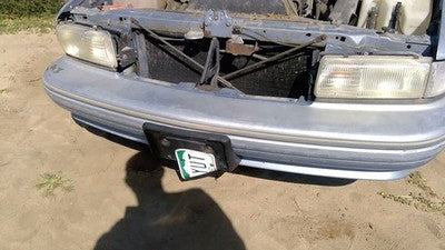 1991-1996 Chevy Caprice Front Bumper Cover Assembly Oem Blue Torn 10214403