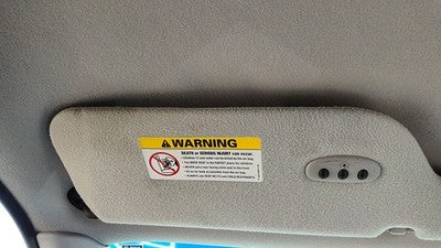 2001-2003 Ford Windstar Driver Left Sun Visor Oem Gray 22 1F2z1604105cab