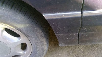 1997-2005 Buick Park Ave Driver Left Moulding From Fender Trim Strip Blue 28U