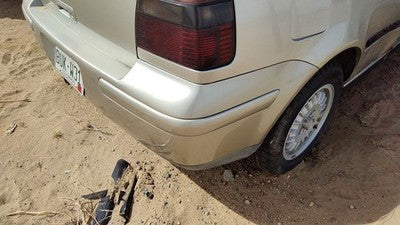 1999-2002 Vw Cabrio Convertible Rear Bumper Cover Assembly Oem Back Silver
