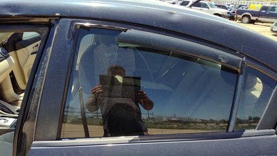 2004-2009 Mazda 3 Driver Left Rear Side Window Door Glass Oem Back Ban673511