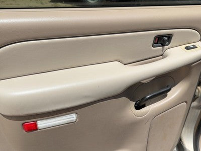 2001 Chevy Suburban Driver Left Rear Door Trim Panel With Switches Back Tan 52I