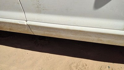 01-03 Ford Explorer Passenger Right Front Moulding From Door Trim Strip White Yz