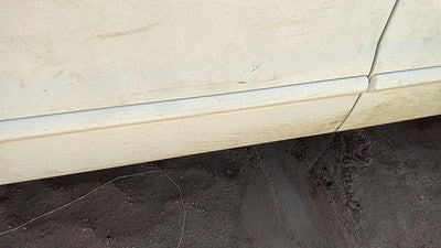 01-03 Ford Explorer Driver Left Front Moulding From Door Oem Trim Strip White Yz