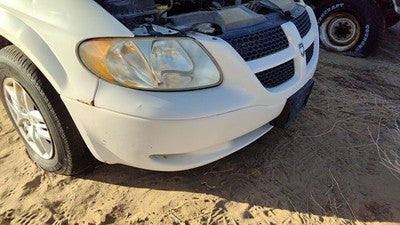 2001-2007 Grand Caravan Front Bumper Cover Assembly Oem White Pw1 5018609Aa