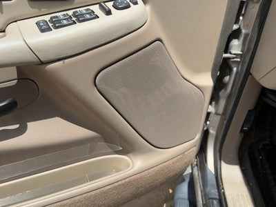 01-02 Suburban Driver Left Front Door Trim Panel With Master Switch Tan 52I