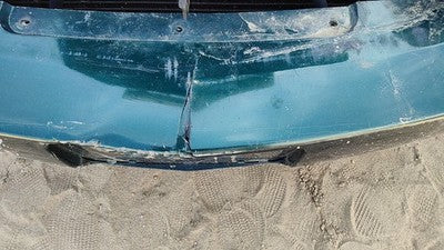 1998-2002 Cadillac Seville Front Bumper Cover Assembly Oem Green 19245378