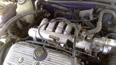 91-96 Ford Escort Intake Manifold Fuel Injector Rail Harness Throttle Body 1.9L