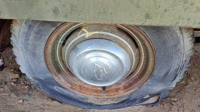 1953 Chevy Bel Air 150 Sedan 15 Wheel Oem Factory Rim Only #2