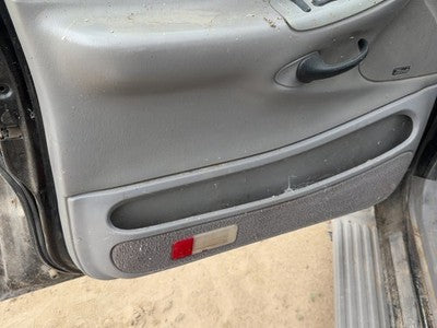 00-02 Expedition Driver Left Front Door Trim Panel With Master Switch Gray 12