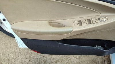 11-14 Sonata Driver Left Front Inside Door Trim Panel Wh Master Switch Camel Yda