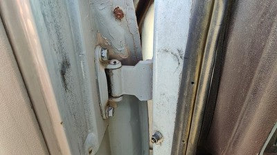 1981-1991 Dodge D350 Driver Left Upper Lower Door Hinge Pair Set Oem 04498062