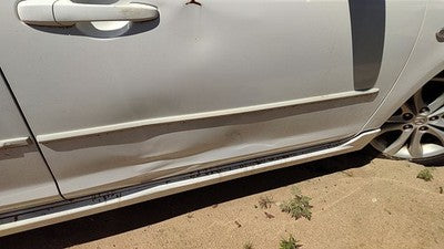07-09 Mazda 3 Passenger Right Front Moulding From Door Oem Trim Strip White 34K
