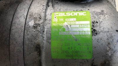 1993-1997 Nissan Altima Ac Compressor Air Conditioner Pump Assembly Oem 2.4L