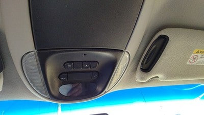 01-03 Grand Caravan Center Overhead Console Dome Light Map Lamp Cubby Gray E7l5