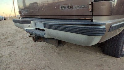 1992-1999 Chevy Suburban Rear Bumper Assembly With Brackets Oem Chrome Step