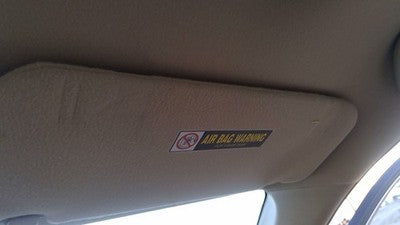 2001 2002 2003 2004 2005 Honda Civic Passenger Right Sun Visor Oem Tan
