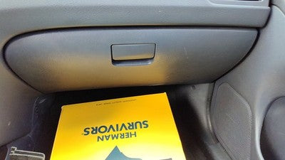 2001-2003 Hyundai Elantra Glove Box Assembly Complete Door With Latch Oem Gray