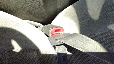 2002-2005 Ford Explorer Driver Left Front Seat Belt Buckle Receiver Oem Gray Tt