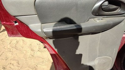 02-04 Trail Blazer Driver Left Rear Inside Door Trim Panel Back Dark Pewter 922