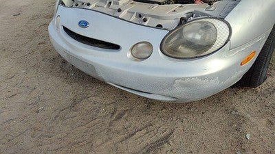 1996-1997 Ford Taurus Front Bumper Cover Assembly Oem Silver Ts F6dz17d957a