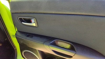 04-06 Mazda 3 Passenger Right Rear Inside Door Trim Panel Only Oem Back Black