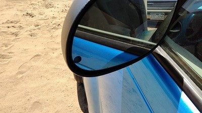 2007-2008 Pt Cruiser Driver Left Side Mirror Door Mounted Oem Blue Pqd 5067451Ab