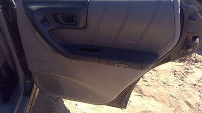 01-02 Subaru Forester Passenger Right Rear Inside Door Trim Panel Only Back Gray