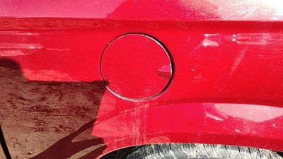 01-07 Town & Country Fuel Tank Door With Hinge Gas Lid Filler Inferno Red Prh