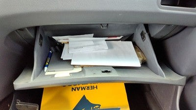2001-2003 Hyundai Elantra Glove Box Assembly Complete Door With Latch Oem Gray