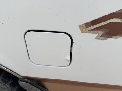 1997-1999 Ford F250 Fuel Tank Door With Hinge Gas Lid Oem Filler Tan White Dy