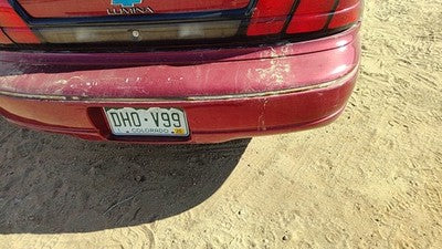 1995-2001 Chevy Lumina Rear Bumper Cover Assembly Oem Back Red 10442603
