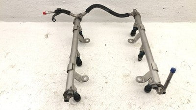 2005-2009 Land Rover Lr3 Complete Fuel Rail With Injectors Set Loaded Oem 4.0L