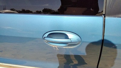 99-03 Ford Windstar Passenger Right Rear Outside Door Handle Oem Back Blue Lv Ts