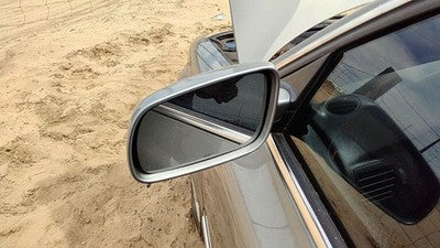 1998-04 Vw Passat Driver Left Side Mirror Door Mounted Oem Silver 3B1857507m01c