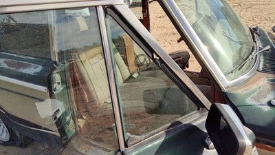 84-91 Grand Wagoneer Passenger Right Front Vent Window Small Door Glass Wh Frame