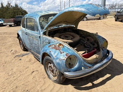 71-73 Super Beetle Passenger Right Front Spindle Steering Knuckle With Wheel Hub