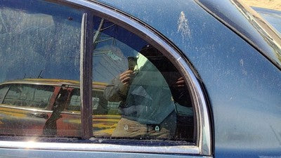 00-04 Lesabre Buick Left Rear Vent Window Back Door Glass With Frame