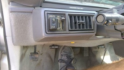 88-92 Cutlass 2 Door Driver Left Heater Ac Vent Assembly With Trim Panel Gray