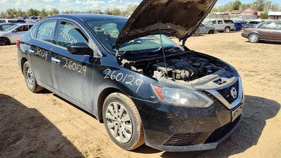 13-19 Sentra Passenger Right Rear Brake Caliper With Mount Bracket Oem Back