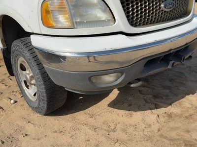 1999-2004 Ford F150 Front Bumper With Brackets Assembly Oem White Yz Xl3Z17757Aa