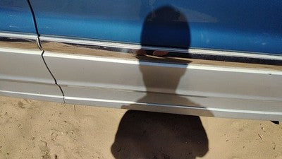 99-03 Windstar Passenger Right Front Moulding From Door Trim Strip Blue Lv Ts