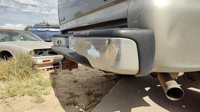 1999-2007 Sierra 2500 Hd Chromer Rear Bumper Assembly With Brackets Oem 12473000