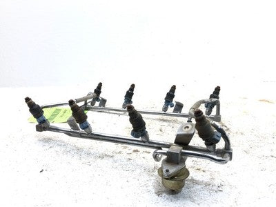 1991-1997 Ford F250 Complete Fuel Rail With Injectors Set Loaded Oem 7.5L 460