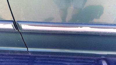 97-02 Expedition Driver Left Rear Moulding From Door Back Trim Strip Green Su