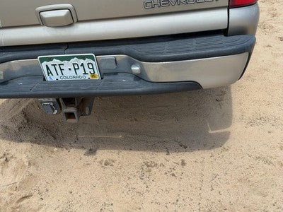 2000-2006 Chevy Suburban Chrome Rear Bumper With Mount Brackets Oem Pewter 11U