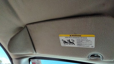 2004-2007 Chrysler Town & Country Driver Left Sun Visor Oem Gray Sld5 1Ar60bd1ab