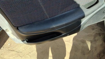 00-02 Sunfire Driver Left Inside Door Trim Panel 2 Door Coupe Graphite 12G